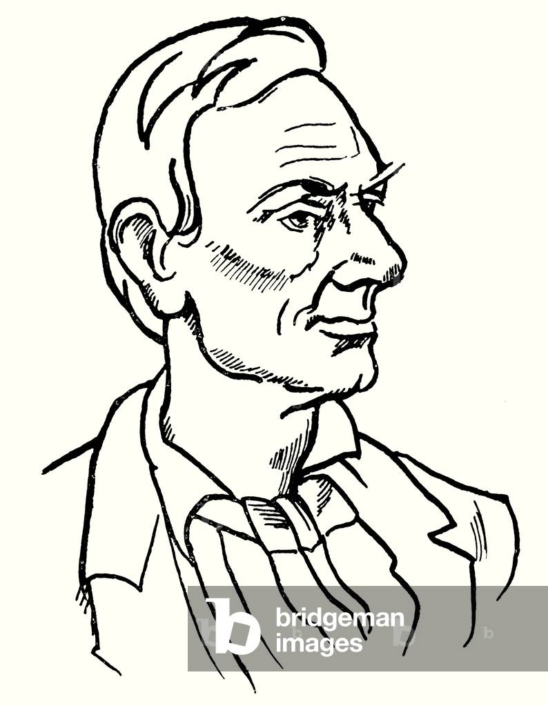 Abraham Lincoln, portrait (lithograph)
