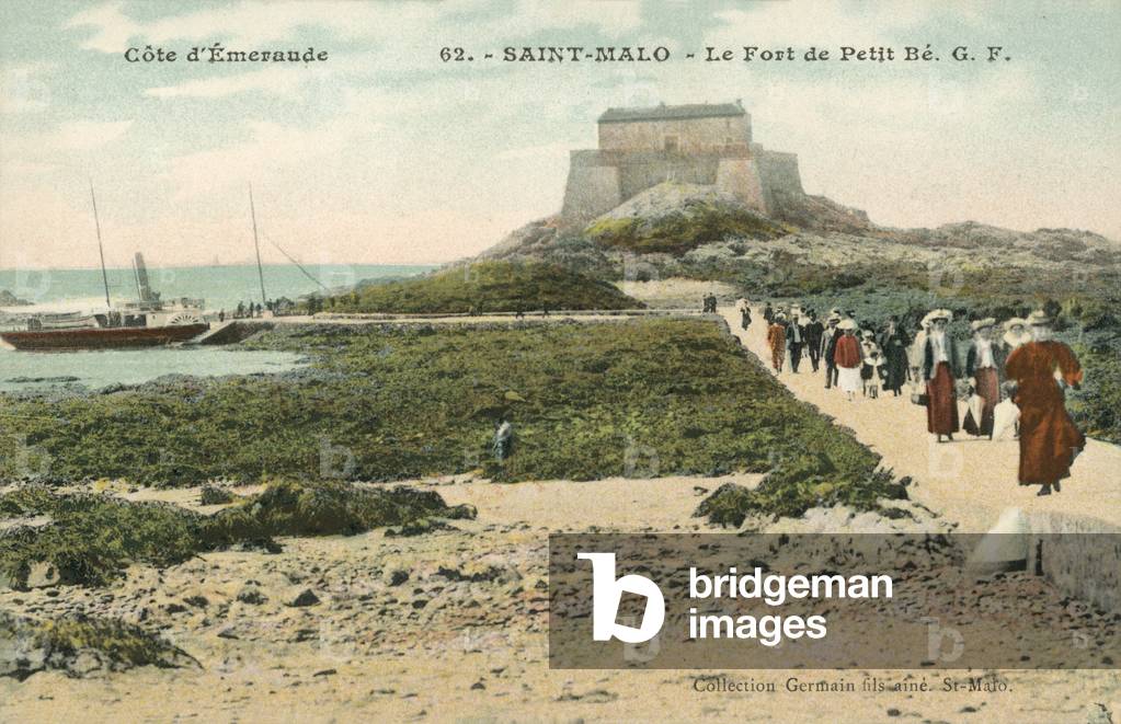 Fort on Petit Be, Saint-Malo (colour photo)