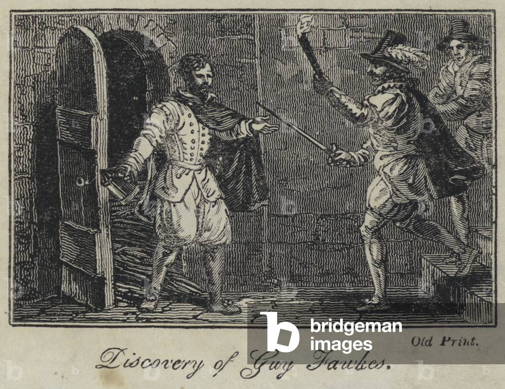 Discovery of Guy Fawkes (engraving)