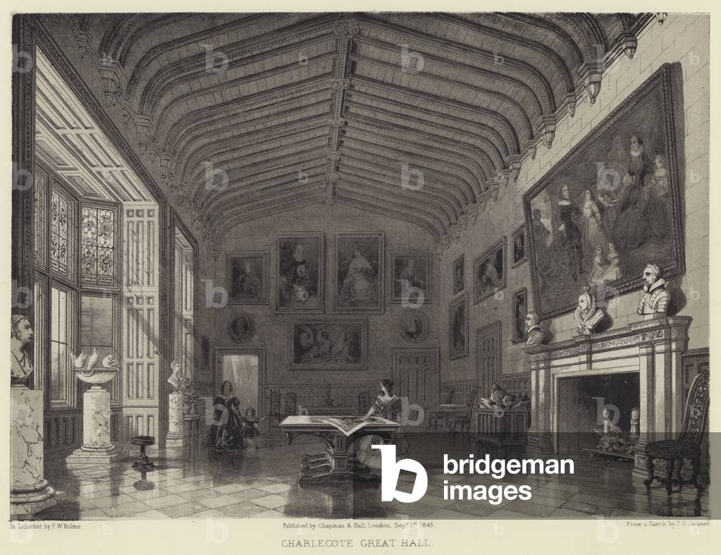 Charlecote Great Hall (engraving)