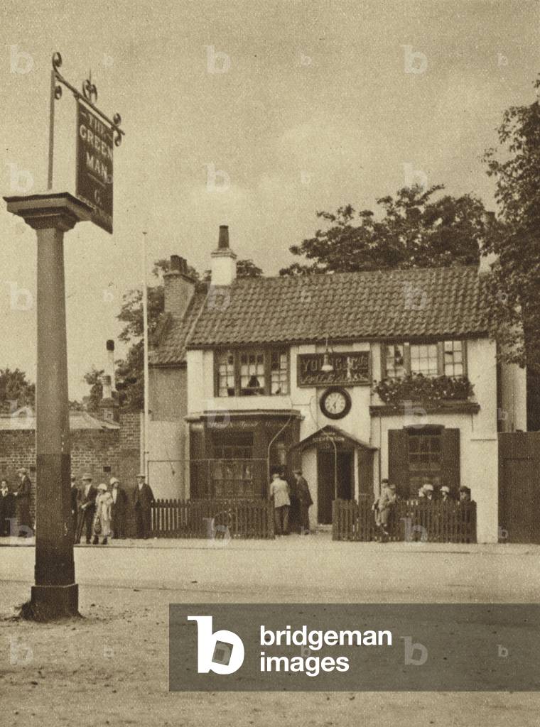 The Green Man at Putney Heath (b/w photo)