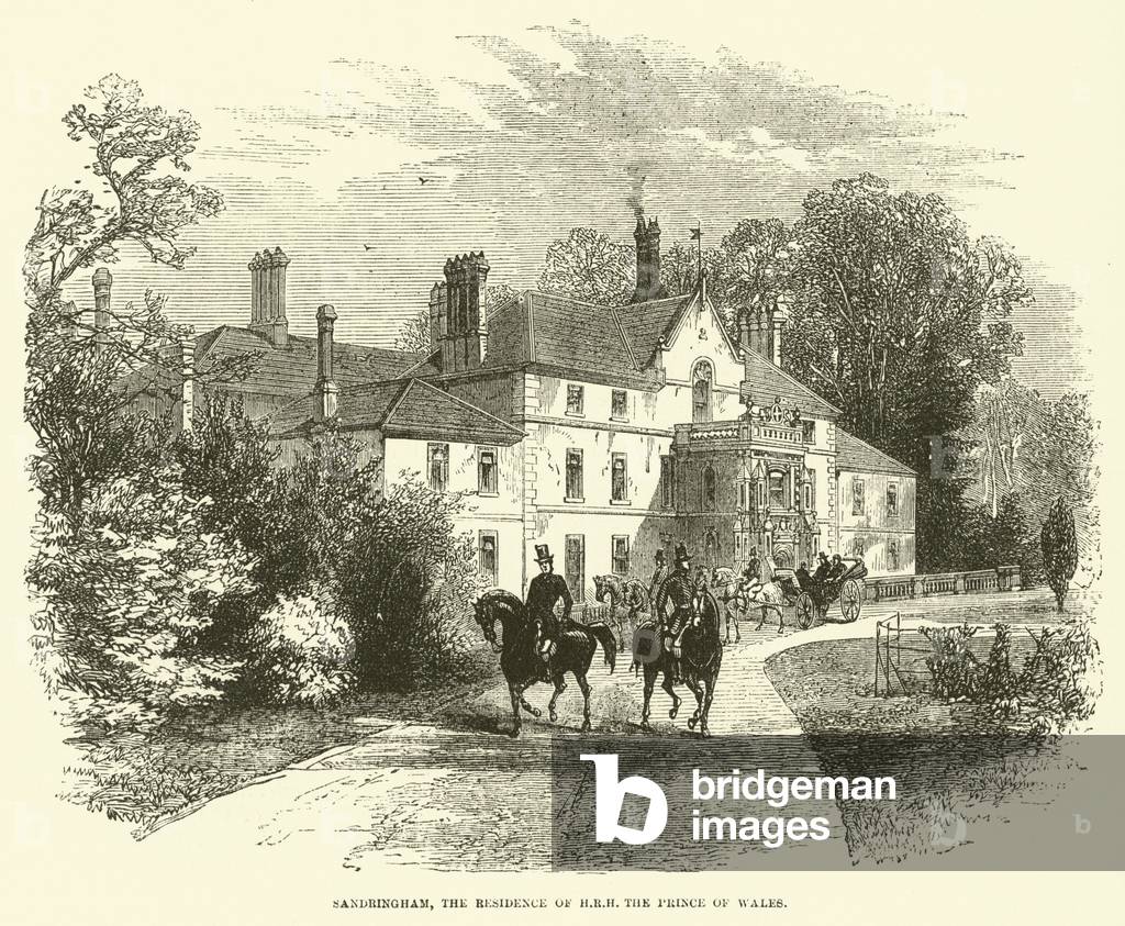 Sandringham, the residence of HRH the Prince of Wales (engraving)