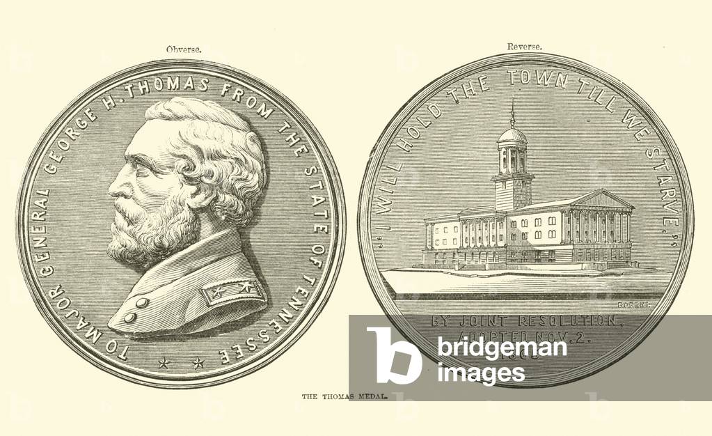 The Thomas Medal, October 1863 (engraving)