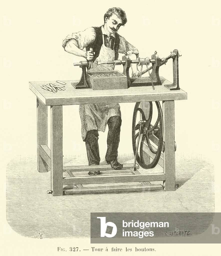 Tour a faire les boutons (engraving)