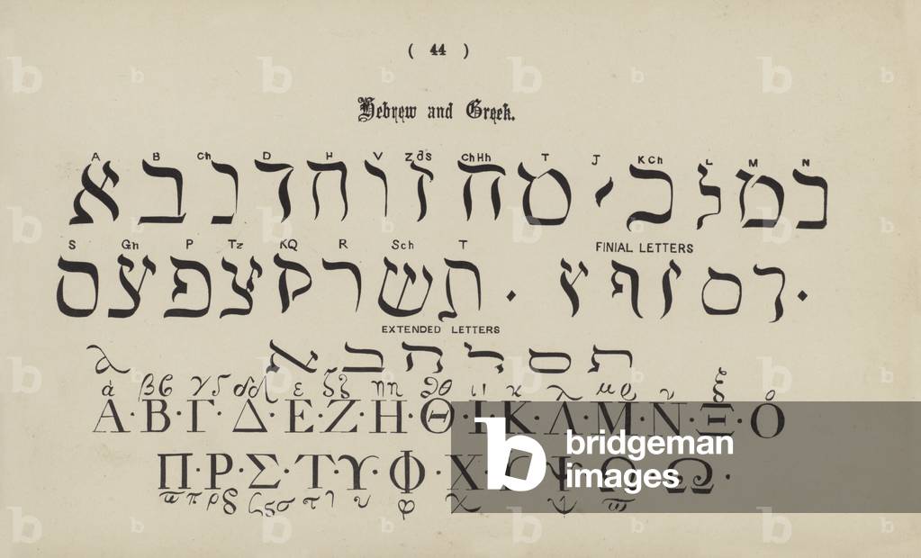 Hebrew and Greek (engraving)