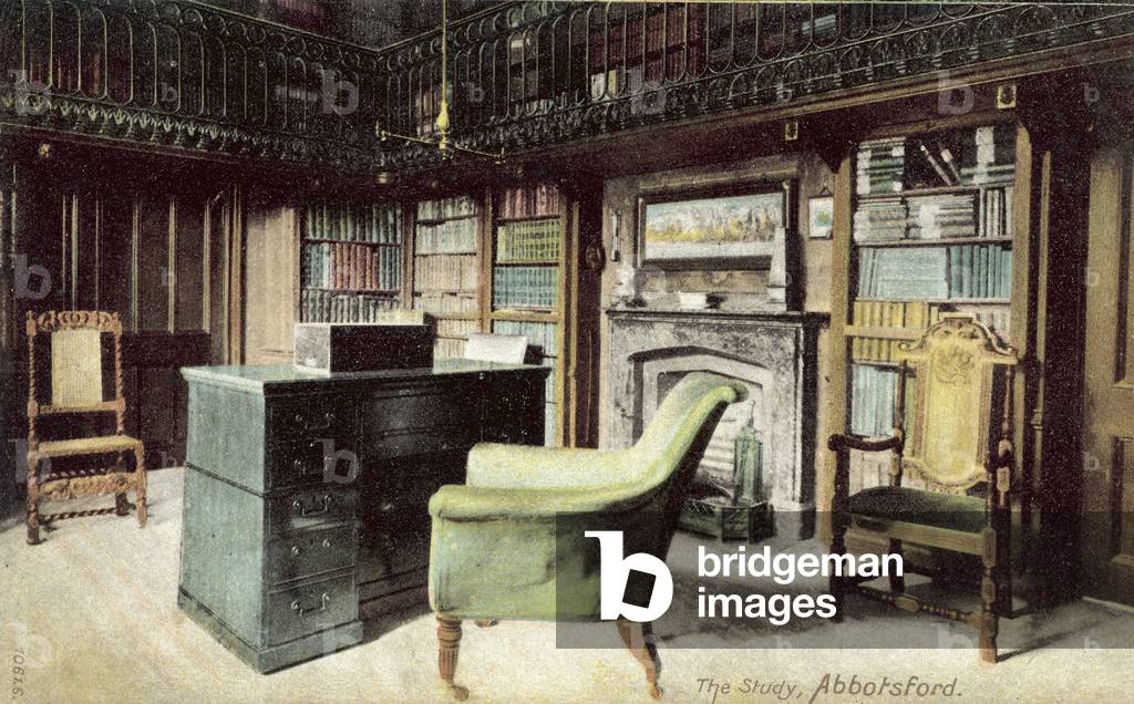 The Study, Abbotsford (colour photo)