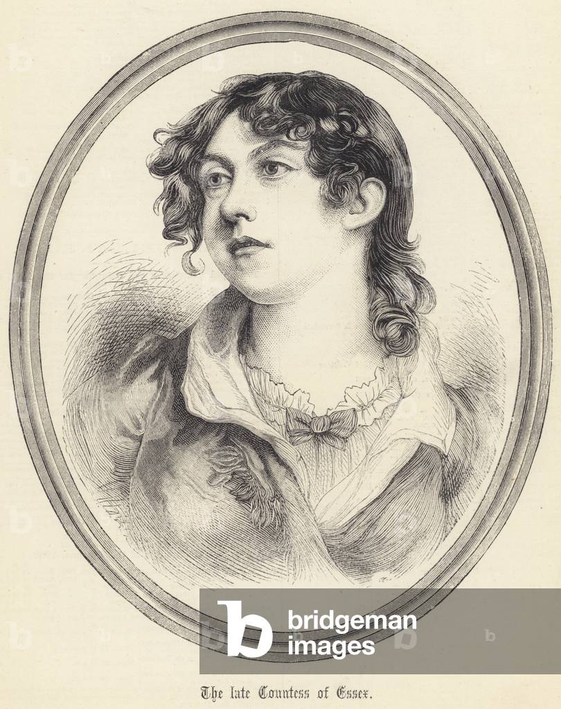The late Countess of Essex (engraving)
