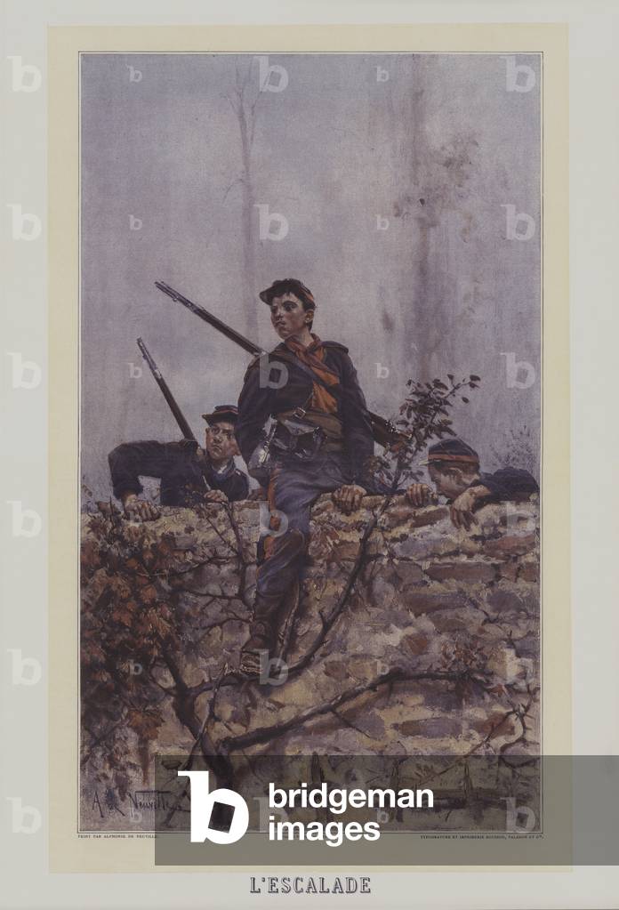 L'Escalade (The Climb) (colour litho)
