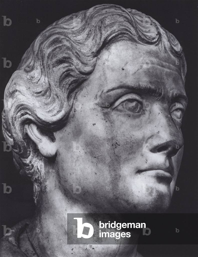 Roman Portraits: Portrait of a Priestess (b/w photo)