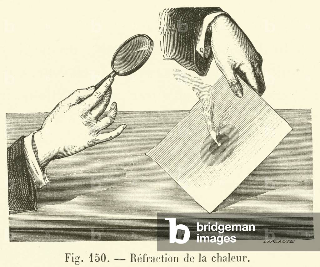 Refraction de la chaleur (engraving)