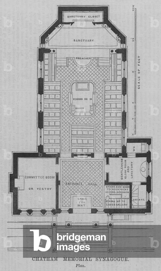 Chatham Memorial Synagogue (engraving)