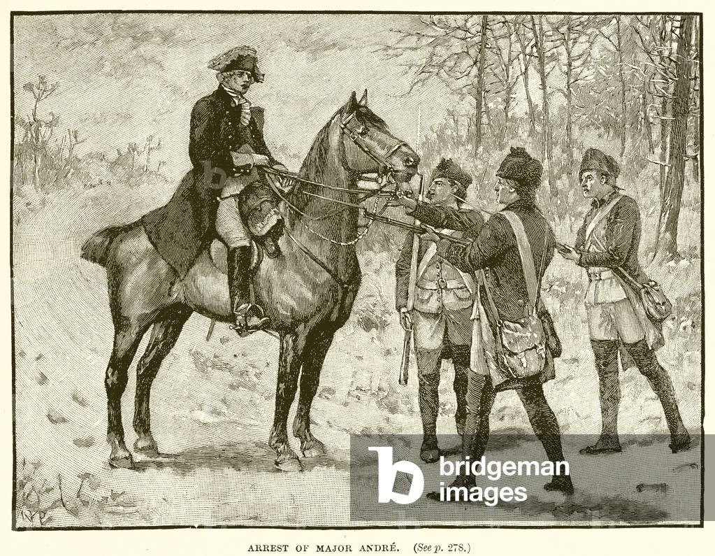 Arrest of Major Andre (engraving)