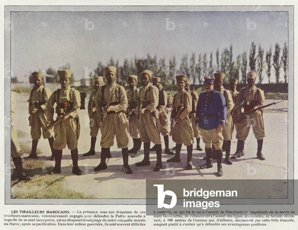 Les Tirailleurs Marocains (photo)