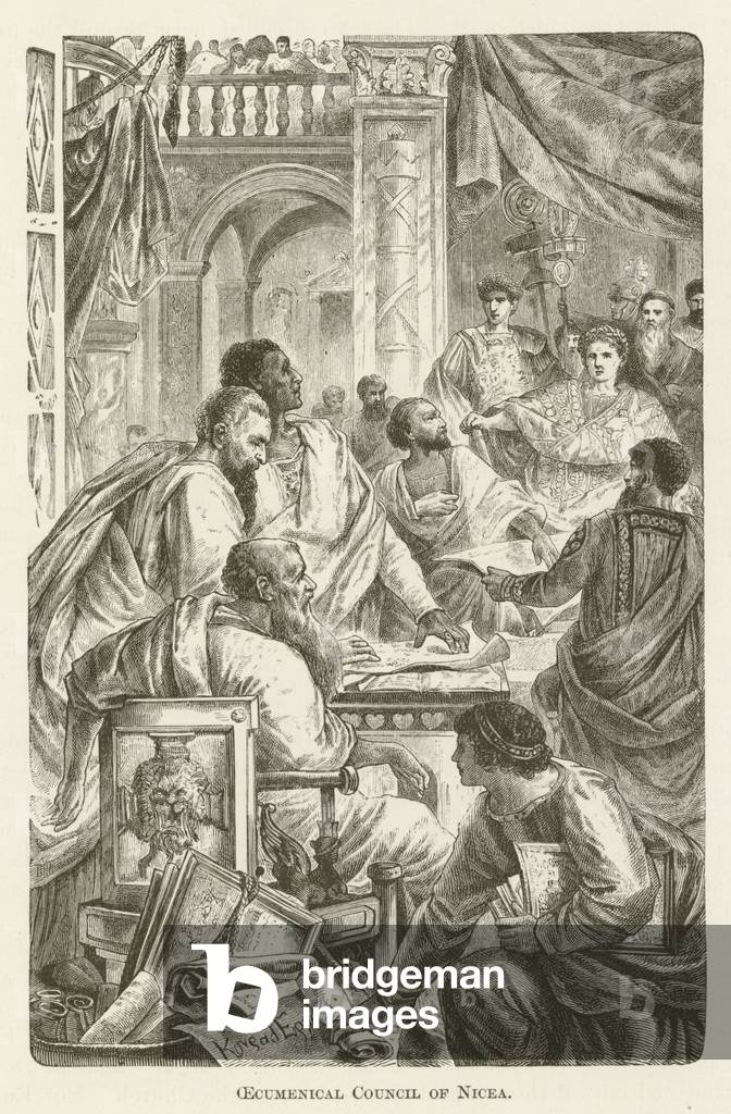 Oecumenical Council of Nicea (engraving)