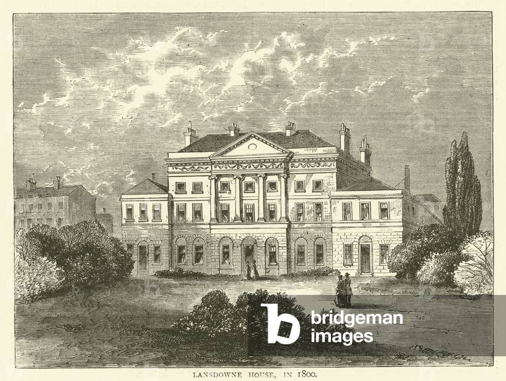 Lansdowne House, in 1800 (engraving)
