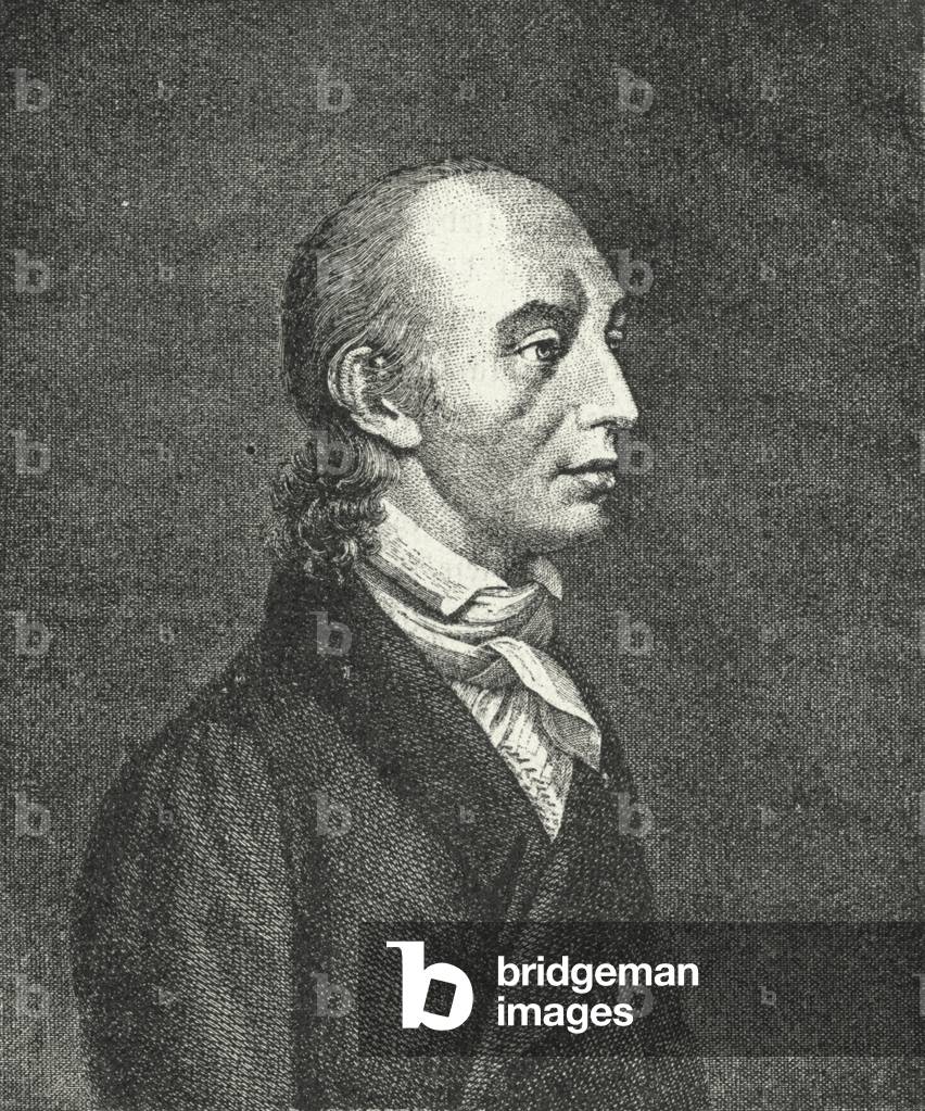 Johann Heinrich Voss, German classicist and poet (engraving)