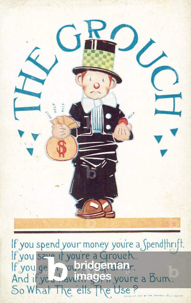 The Grouch (colour litho)