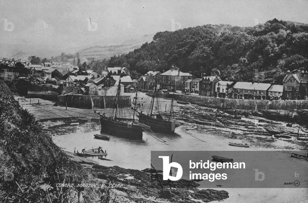 Combe Martin, Englewood Cliffs (b/w photo)