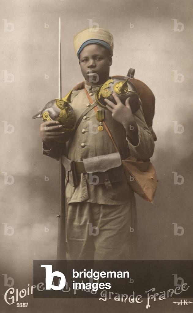 Senegalese soldier (colour photo)