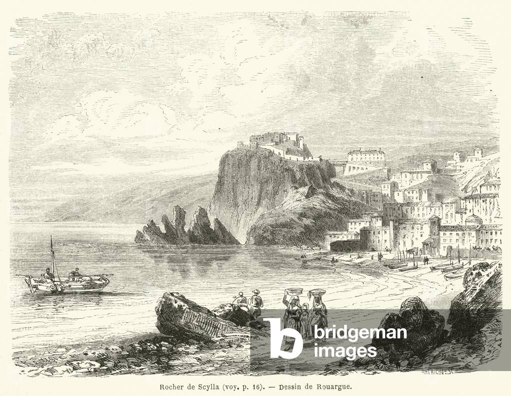 Rocher de Scylla (engraving)