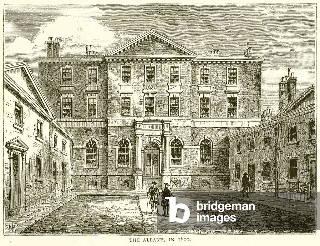 The Albany, in 1800 (engraving)