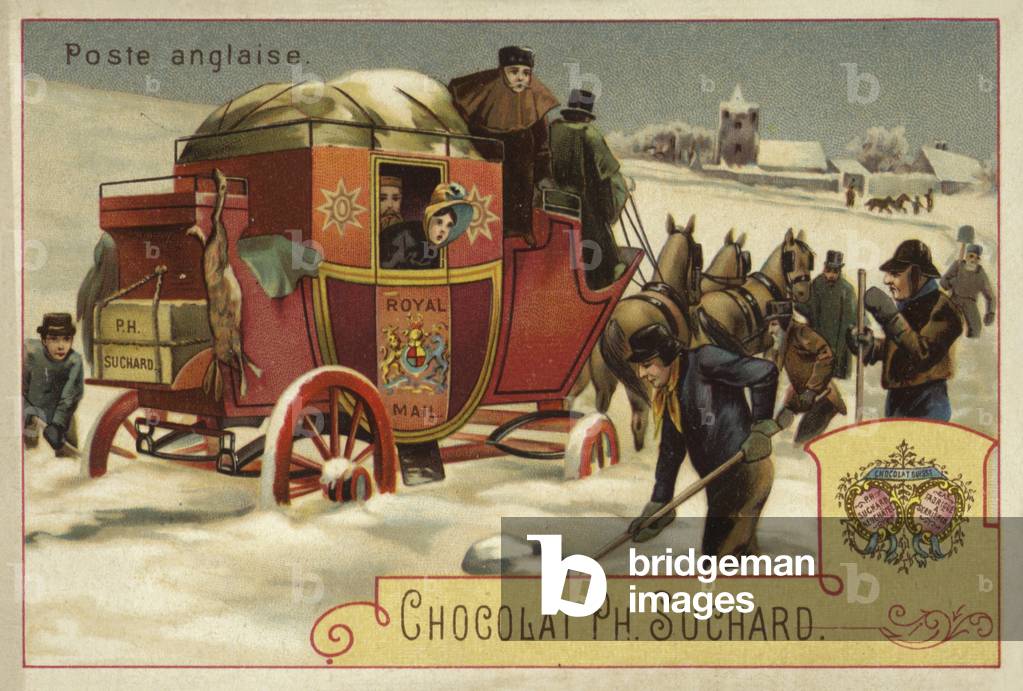 English postal service (chromolitho)