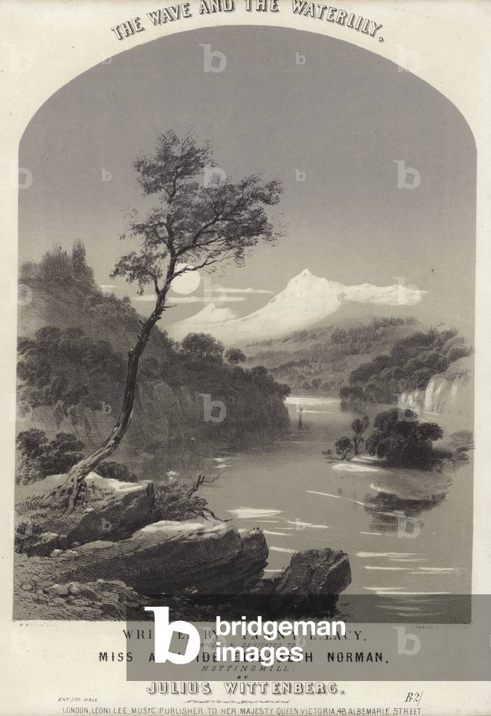 The Wave and the Waterlily (litho)