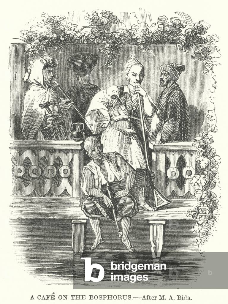 A Cafe on the Bosphorus (engraving)