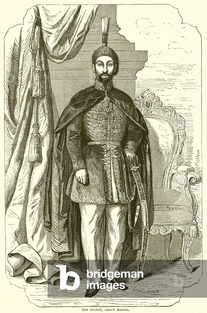The Sultan, Abdul Medjid (engraving)