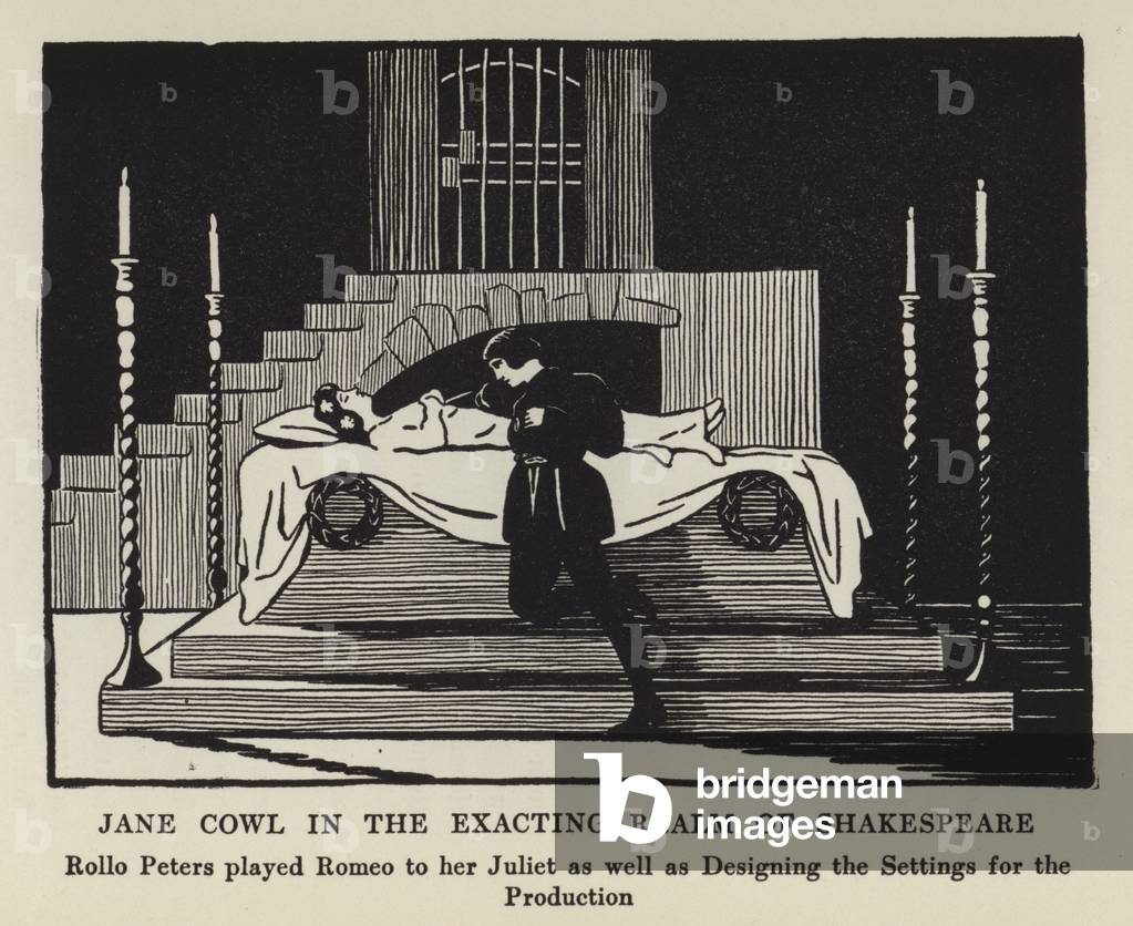 Jane Cowl in the Exacting Realm of Shakespeare (litho)