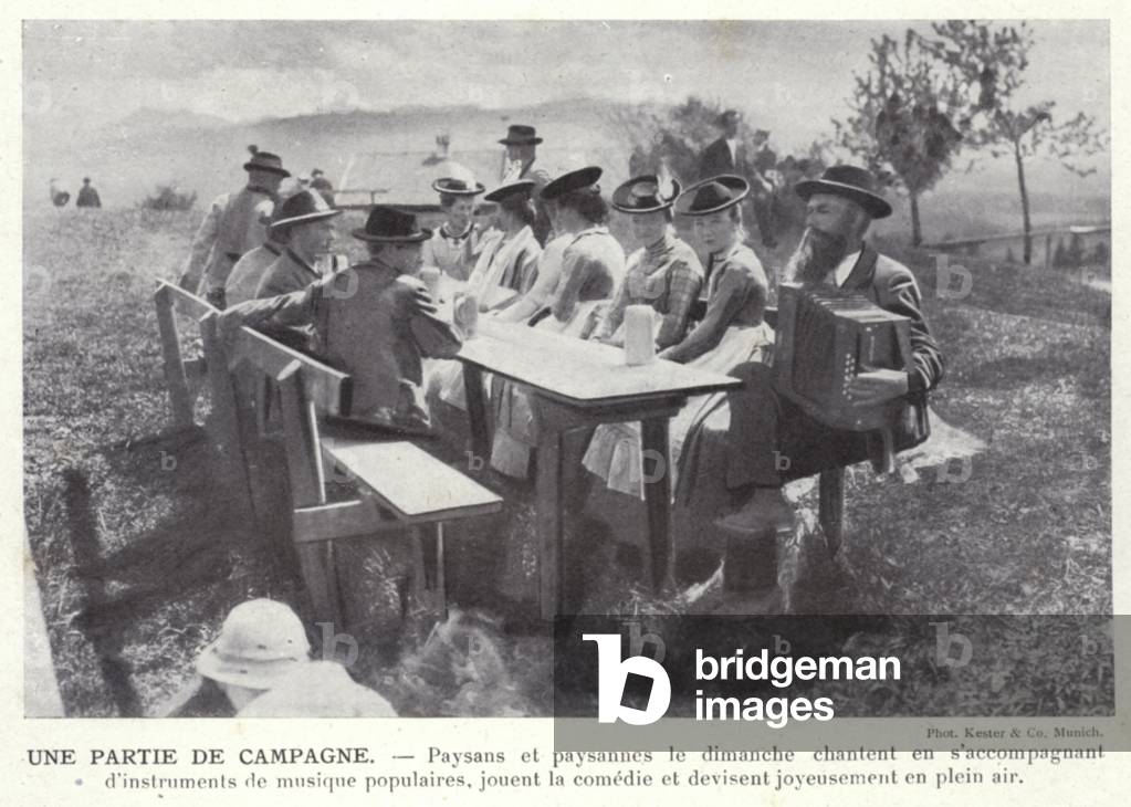 Une Partie De Campagne (b/w photo)