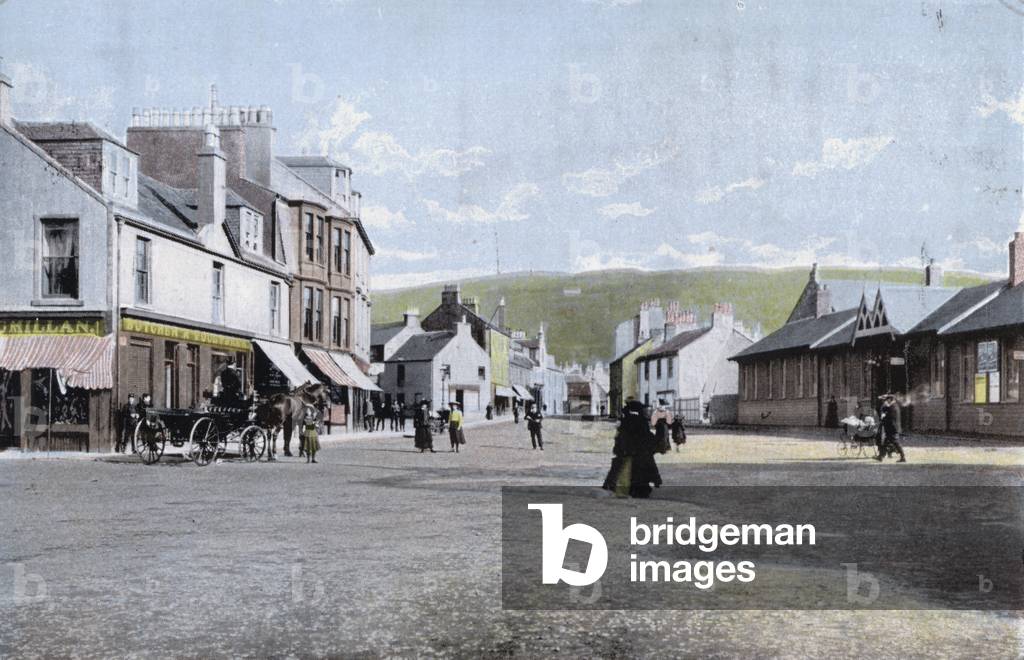 Largs, Main Street (colour photo)