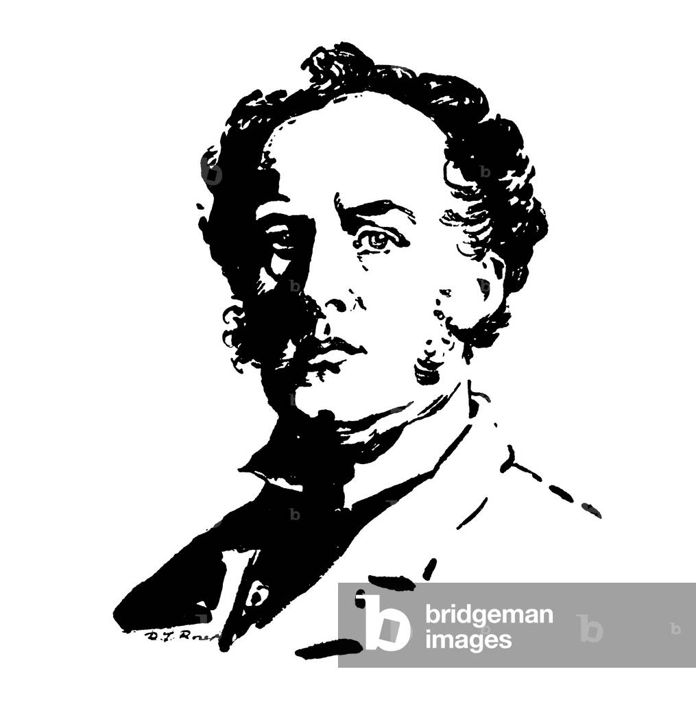 Sir John Everett Millais (litho)