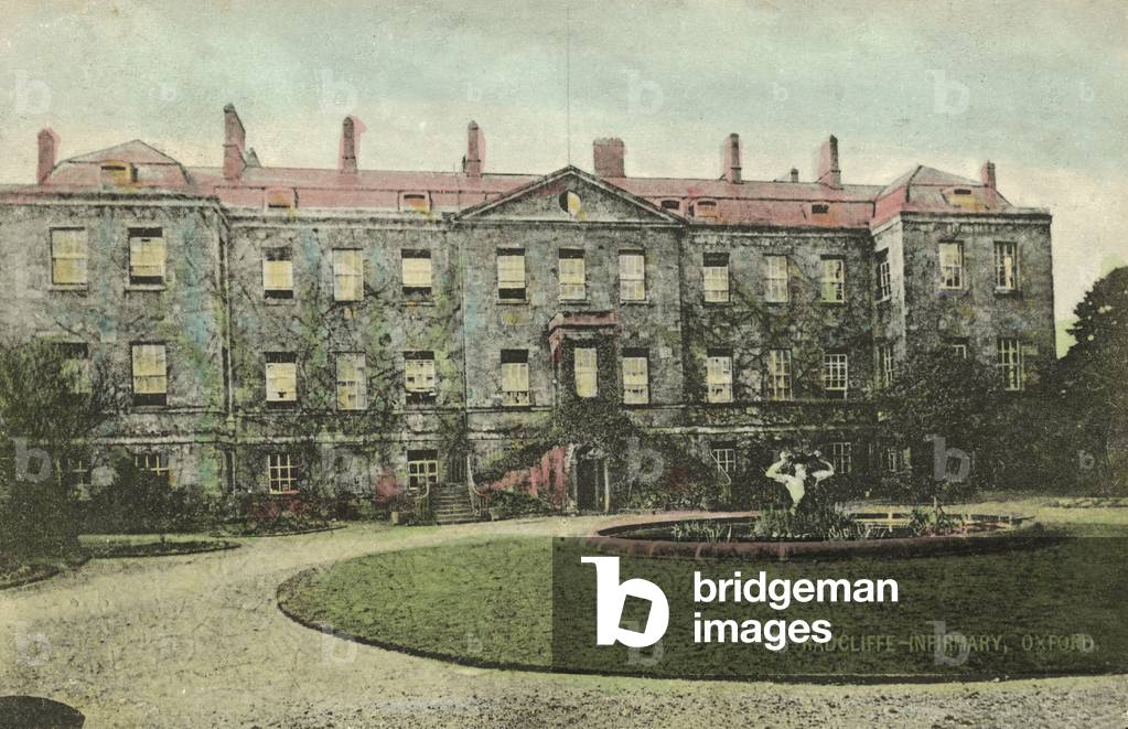 Radcliffe Infirmary, Oxford (coloured photo)