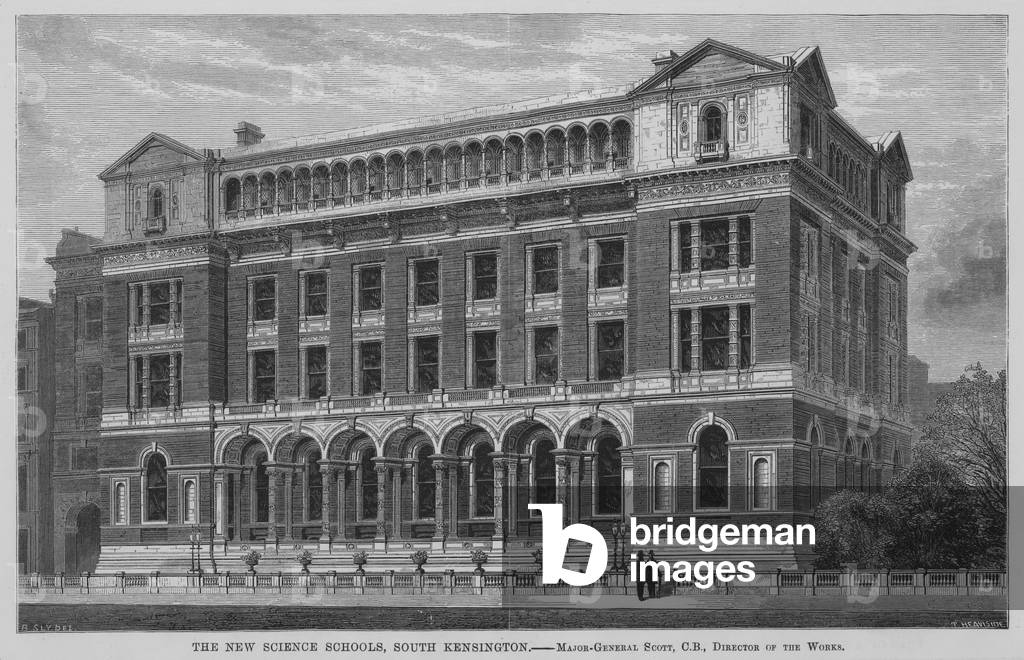 The New Science Schools, South Kensington (engraving)