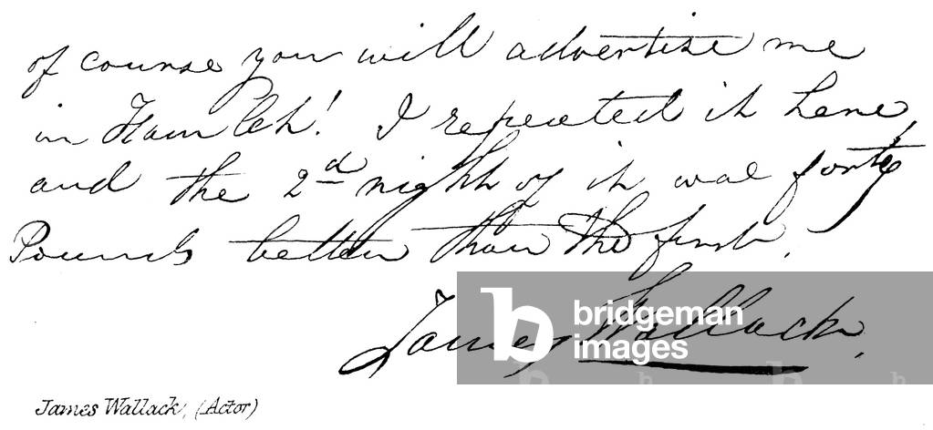 James Wallack, (Actor) (engraving)