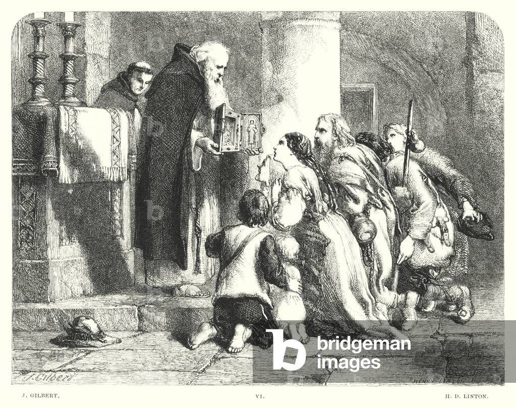 Lord Byron's Childe Harold, Canto I, Stanza 20 (engraving)