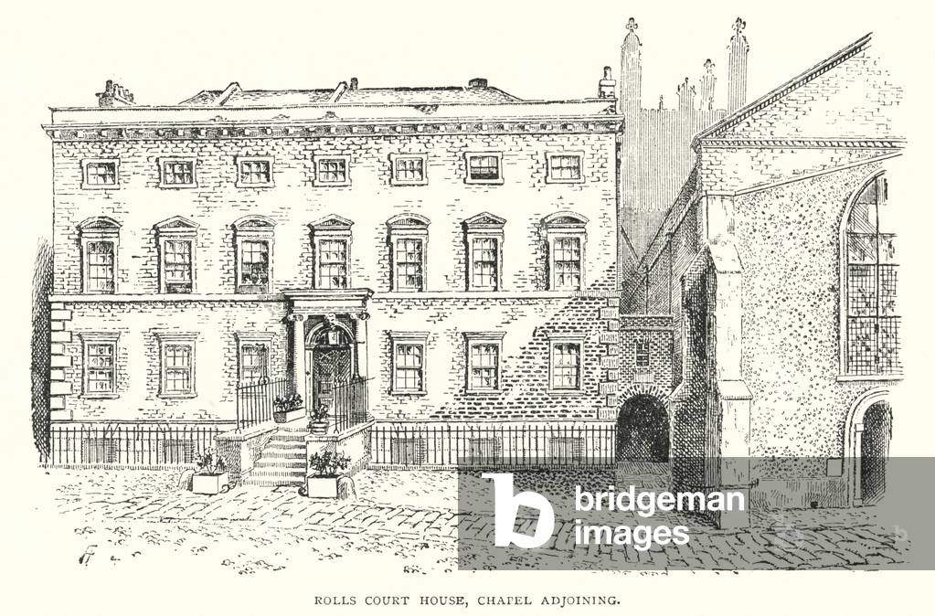 Rolls Court House, Chapel Adjoining (engraving)