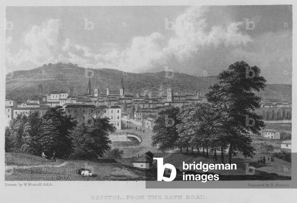 Bristol, from the Bath Road (engraving)
