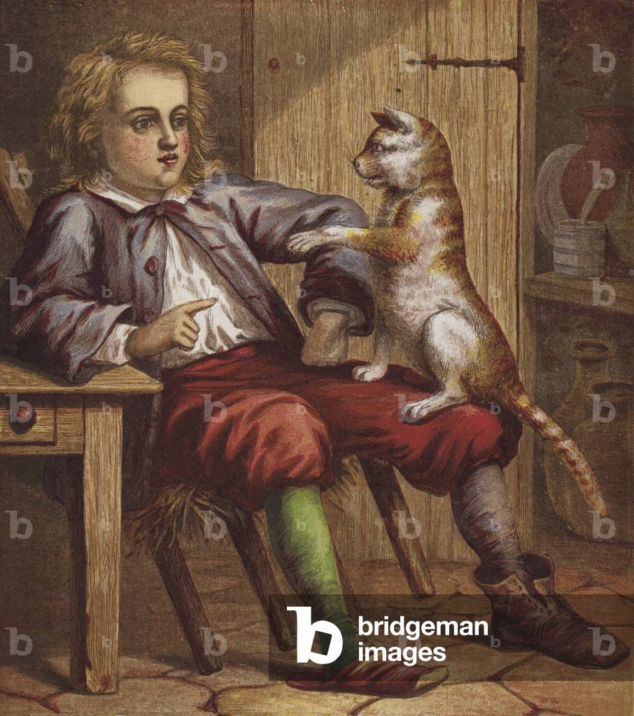 Puss In Boots (colour litho)