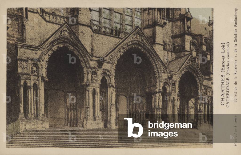 Chartres, Eure-Et-Loir, Cathedrale, Porche Ensemble (photo)