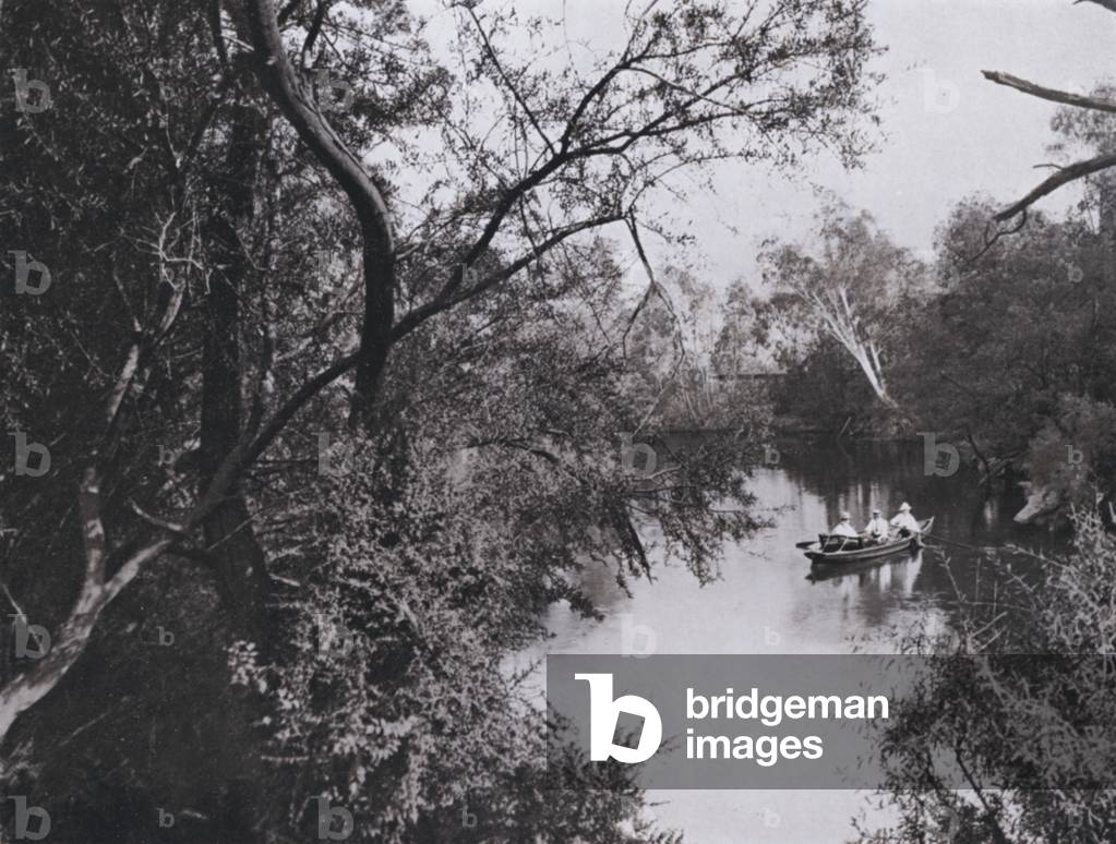 River Yarra, Ivanhoe (b/w photo)