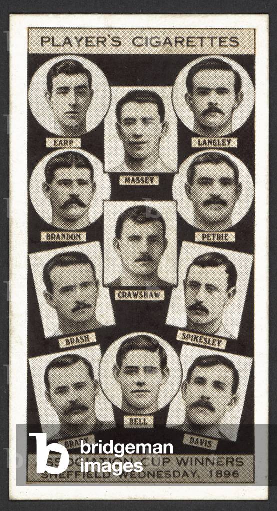 Association Cup Winners, Sheffield Wednesday, 1896 (litho)