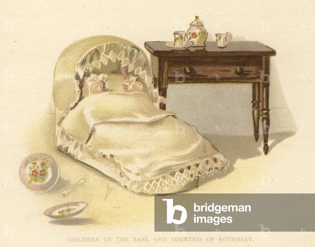 Children of the Earl and Countess of Rothesay (chromolitho)