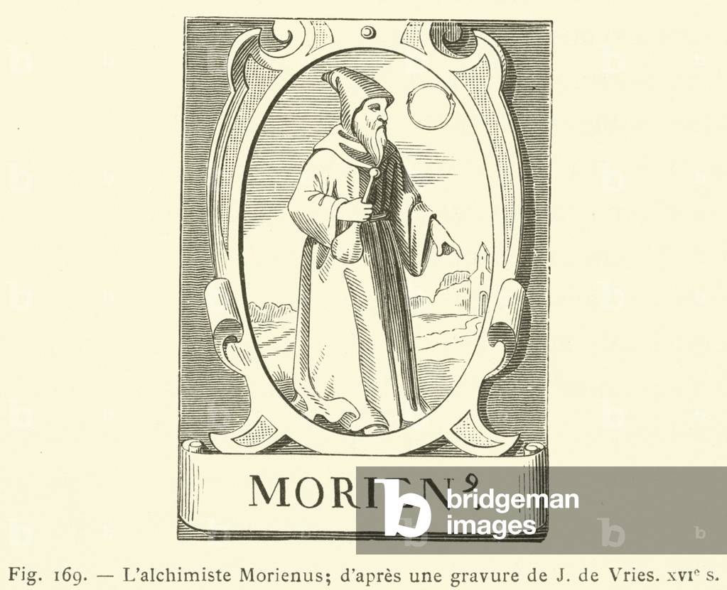 L'alchimiste Morienus (engraving)
