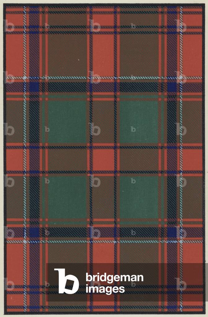 Clan and Tartan: Drummond (colour litho)