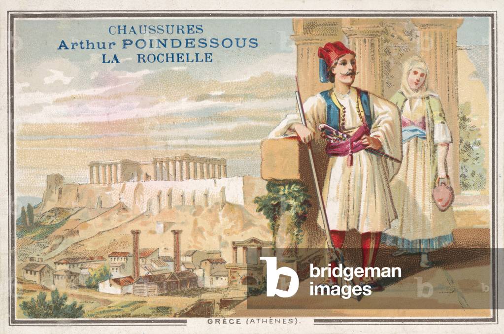Athens, Greece (chromolitho)