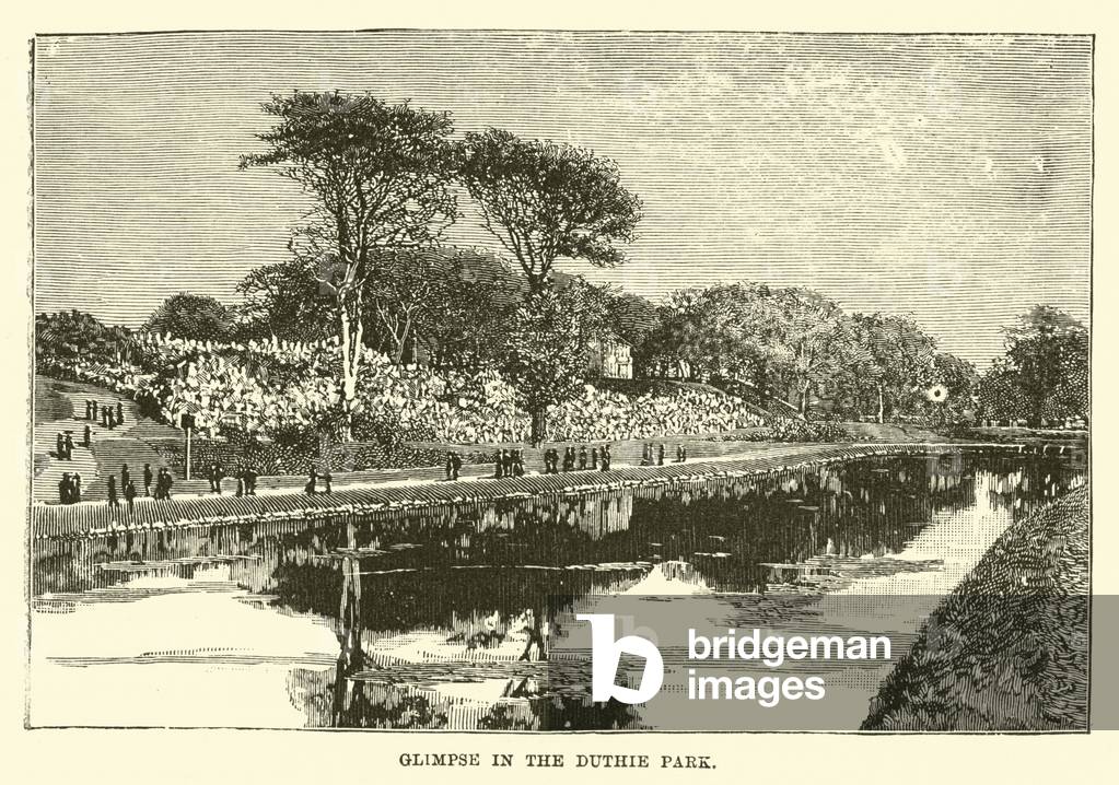 Glimpse in the Duthie Park (engraving)