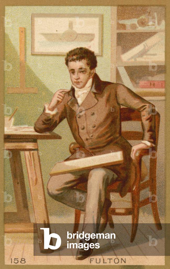 Robert Fulton, American engineer and inventor (chromolitho)