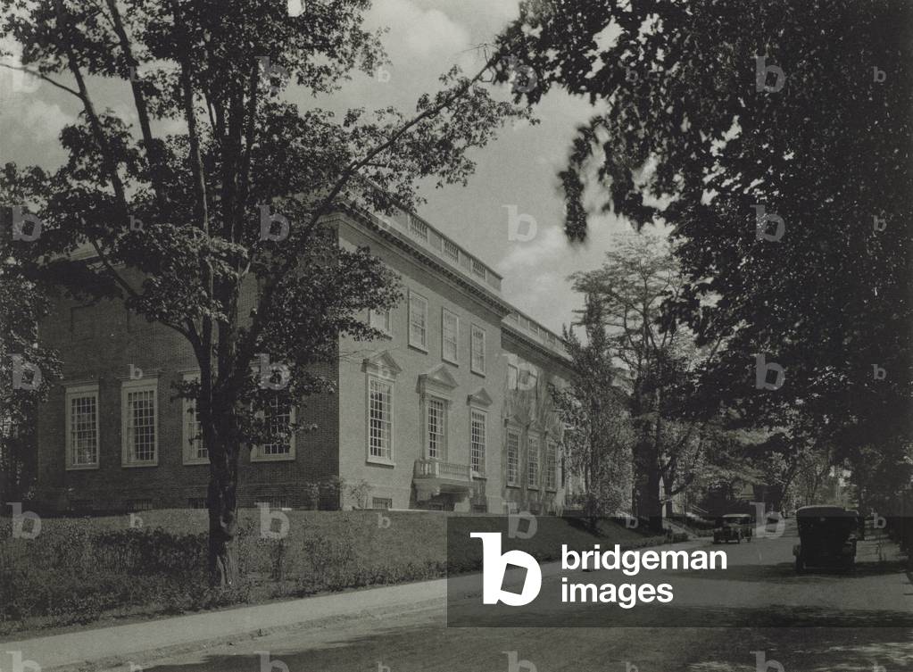 Harvard University: Fogg Museum of Art (b/w photo)
